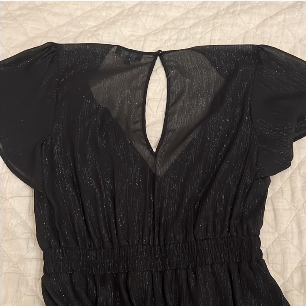 Francesca’s Trixxi Black Sparkle Mini Dress - Picture 6 of 8